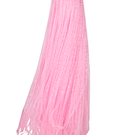 Pink Valenciani maxi dress with all-over fringe, flowing silhouette and sleeveless design, perfect for summer or special occasions.