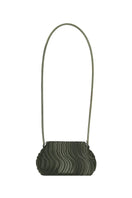 Touchless Olive Long Shoulder Bag with adjustable strap, stylish design, and spacious interior for everyday use.