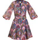 Mestiza New York Valencia mini dress in lightweight fabric with a stylish, flowing design, perfect for casual or semi-formal wear.