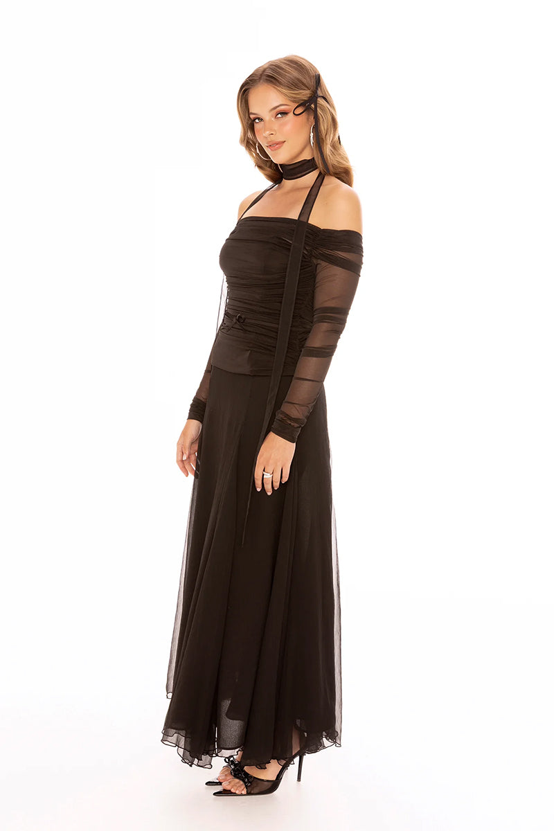 Nana Jacqueline VALENCIA SKIRT IN Black | Cult Mia Nana Jacqueline VALENCIA SKIRT IN Black | Cult Mia