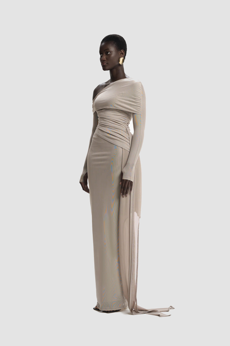 BBXBRAND VERELLA MAXI IN NARNIA maxi dress featuring a flowing silhouette and intricate Narnia-inspired print.