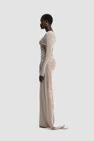 BBXBRAND Verella Maxi in Narnia, elegant floral print maxi dress with flowing fabric and V-neck design, perfect for summer wear.