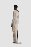 BBXBRAND Verella Maxi Dress in Narnia fabric, flowing maxi dress with floral pattern and elegant design, perfect for summer wear.