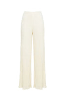 Off-white Maylé Vásquez Velo pants showing a relaxed fit and stylish design on a plain background.