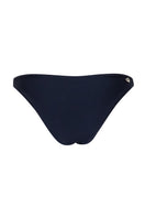 Night blue Baobab Vera bikini bottom shown with side ties and smooth fabric for a stylish swimwear look.