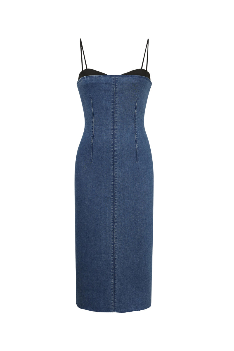 Elegant VICTORIA DRESS midi dress by TT Studios featuring a flowy silhouette and stylish design, shown in the image.
