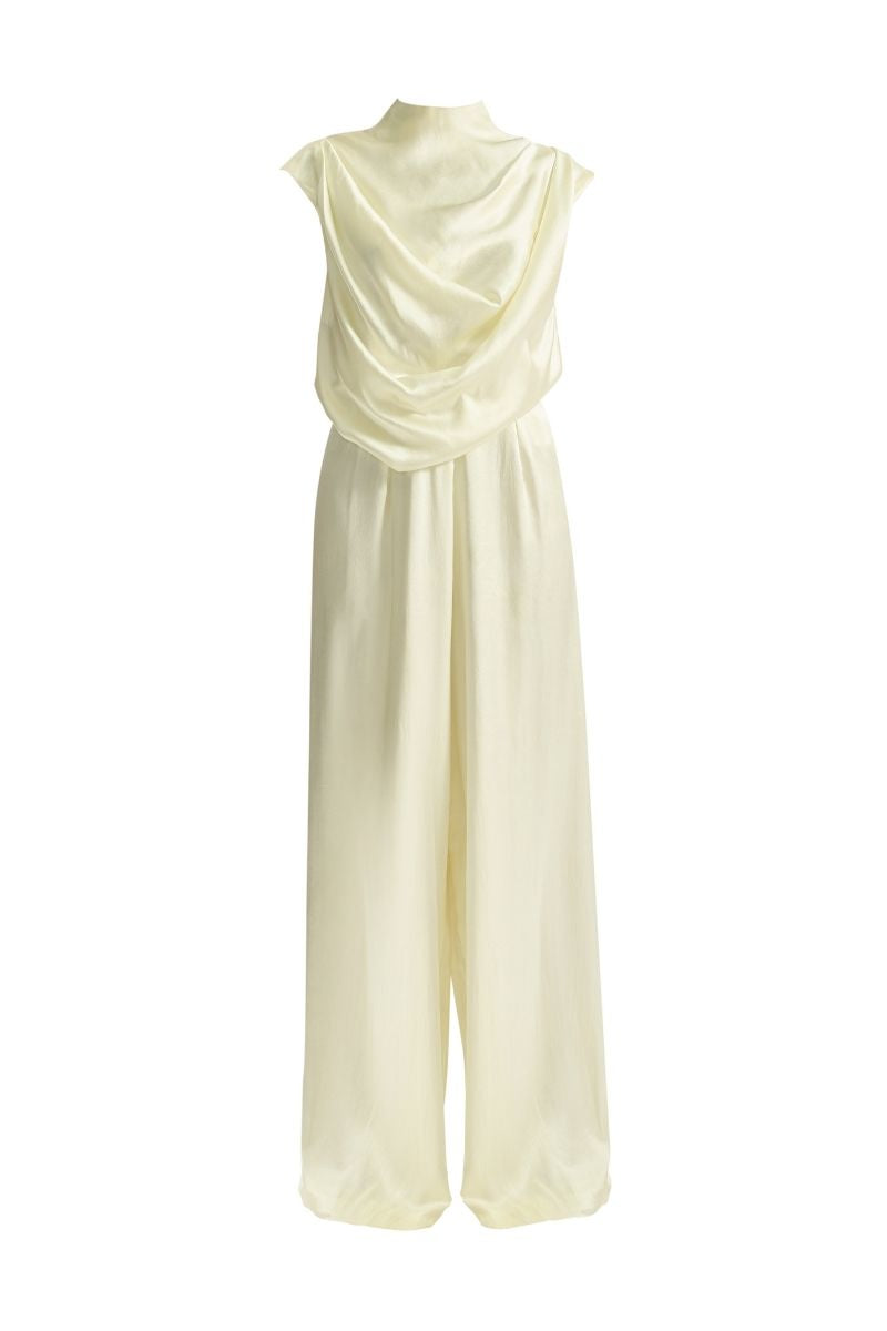 Deme by Gabriella CULT MIA X Deme co-ord jumpsuit with vibrant floral pattern, sleeveless design, and wide-leg pants.
