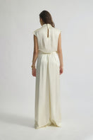 Deme by Gabriella CULT MIA X DEME co-ords jumpsuit in vibrant fabric, featuring a stylish, fitted silhouette and wide-leg pants.