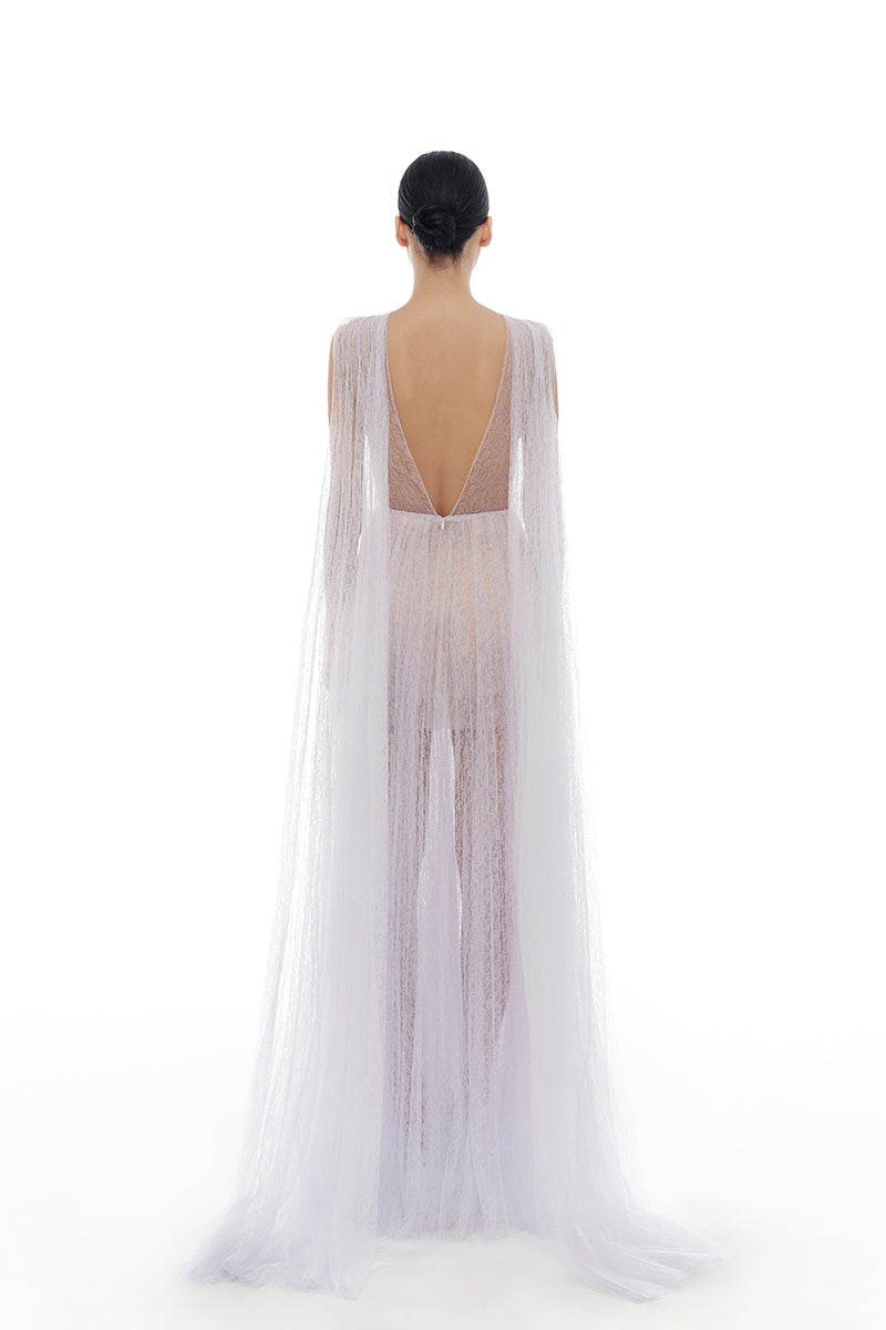 VIOLET SMOCKED LACE MAXI DRESS - CULT MIA