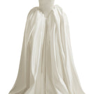 Elegant ivory Elizabeth Diptych gown by Monetre featuring flowing fabric and intricate detailing, showcased on a mannequin.