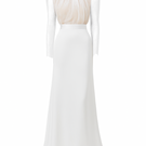 White Plan Loxie top and hygien skirt co-ords in white, featuring a stylish crop top and matching skirt for a modern look.
