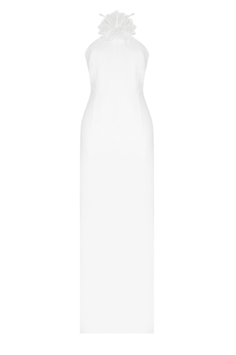 white closet elements dress WHITE JENSEN CRYSTAL BODYCON DRESS | CULT MIA