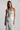 SKIRT WITH TRAIN SATIN IN OFF-WHITE - CULT MIA