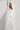 SKIRT WITH TRAIN SATIN IN OFF-WHITE - CULT MIA