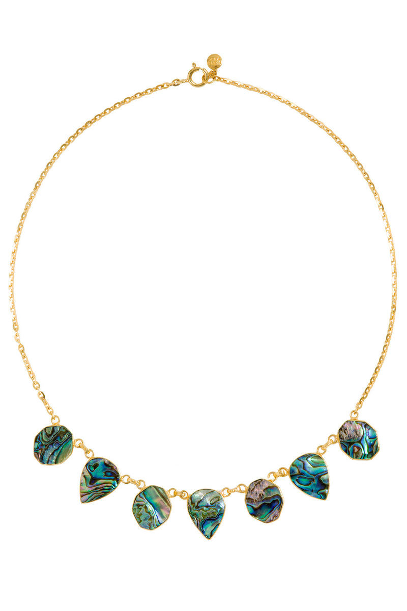 WARRIORESS SMALL NECKLACE IN PAUA