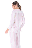 Ellipse Lingerie Dreamer pajama pants set with a patterned design, featuring comfortable fabric and relaxed fit for cozy sleepwear.