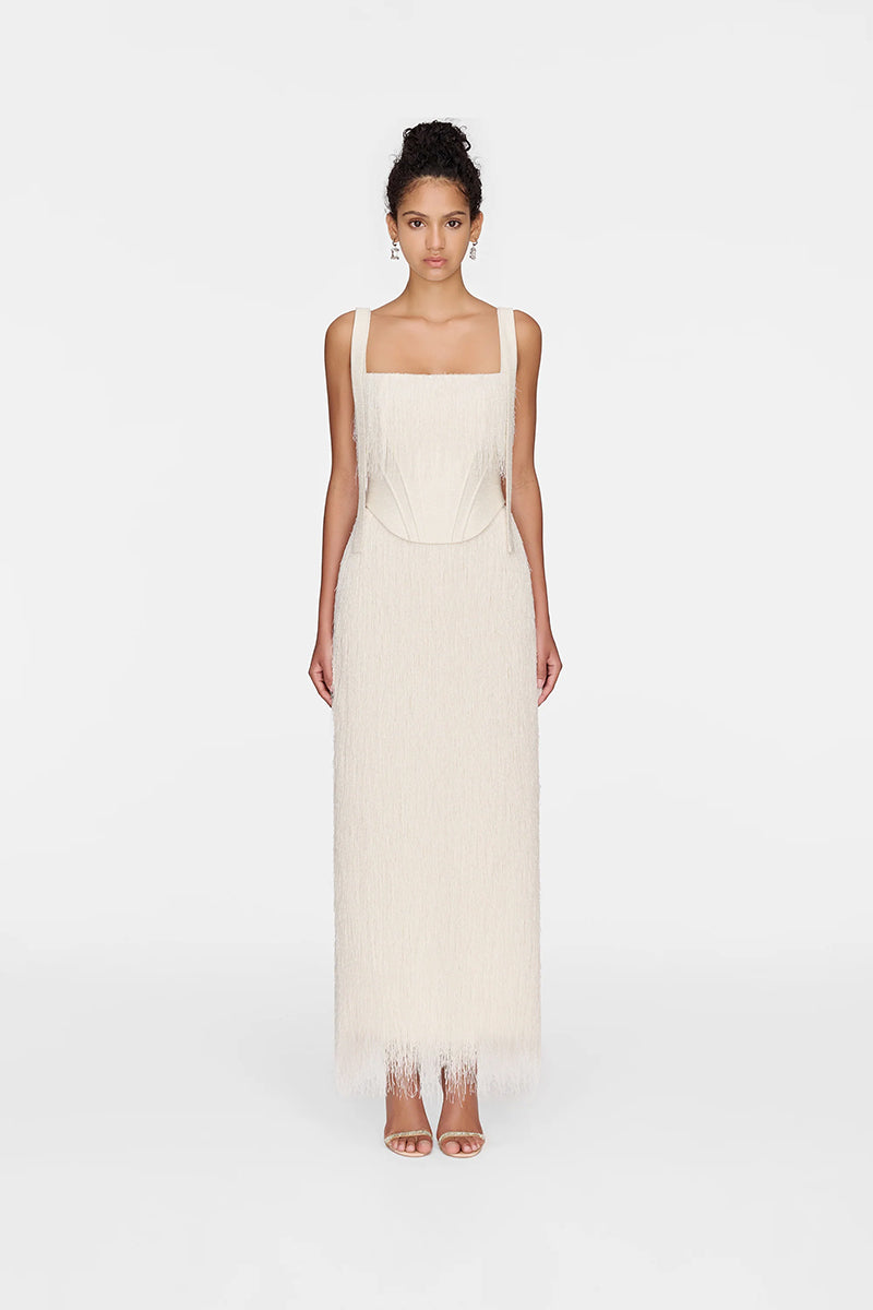 WHITE ANDREA DRESS - CULT MIA