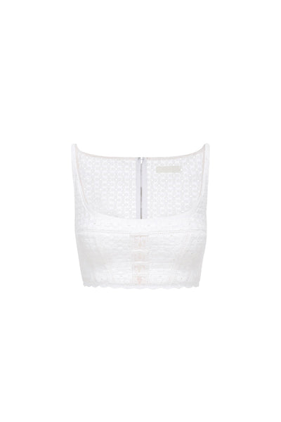 WHITE CROP TOP | CULT MIA | Montsand