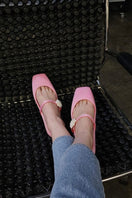 Christin Wu WILLA flats in a neutral color, showcasing their sleek, minimalist design perfect for everyday wear.