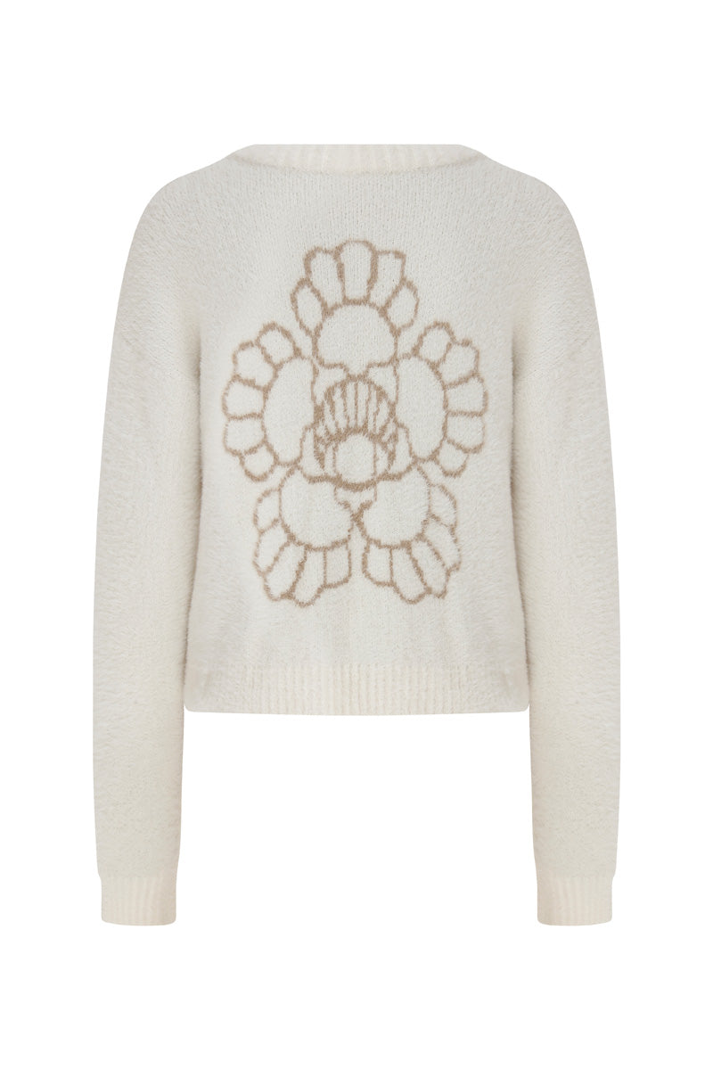 SOFT VANILLA OVERSIZE ICONIC KNIT - CULT MIA
