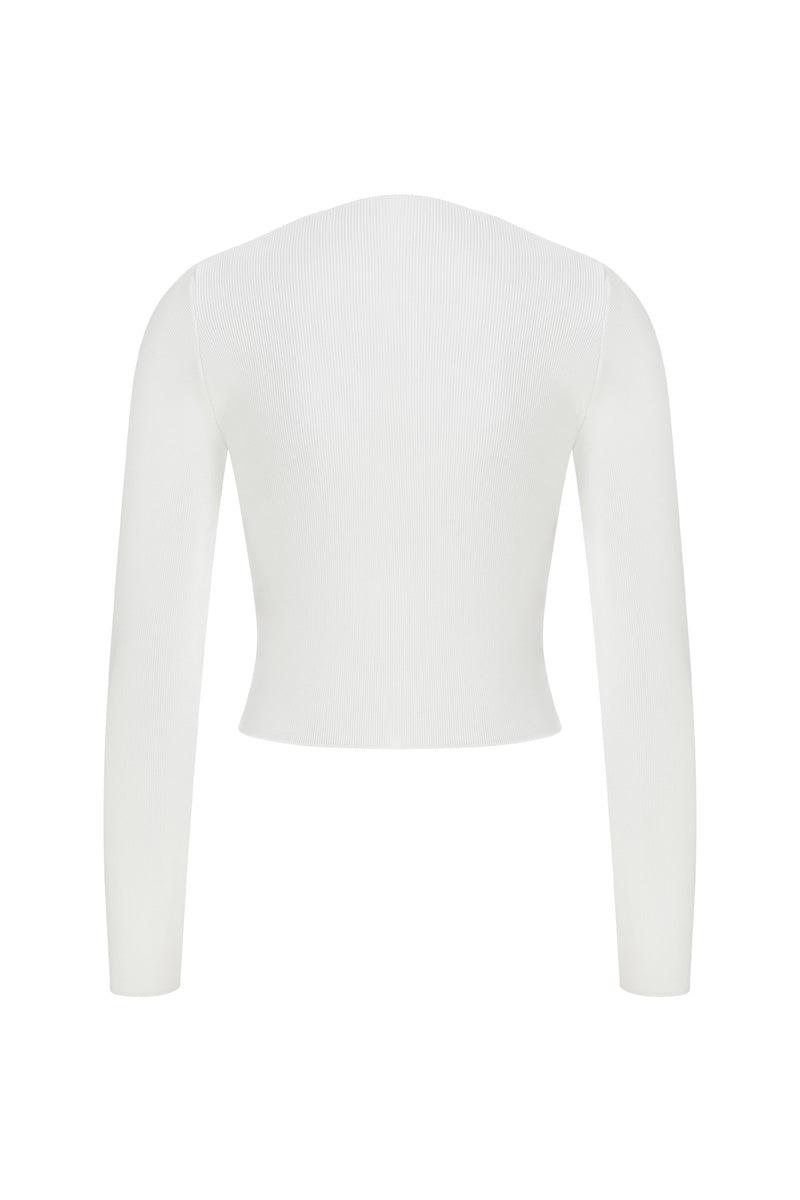 LOVERS' EMBLEM KNIT TOP - CULT MIA