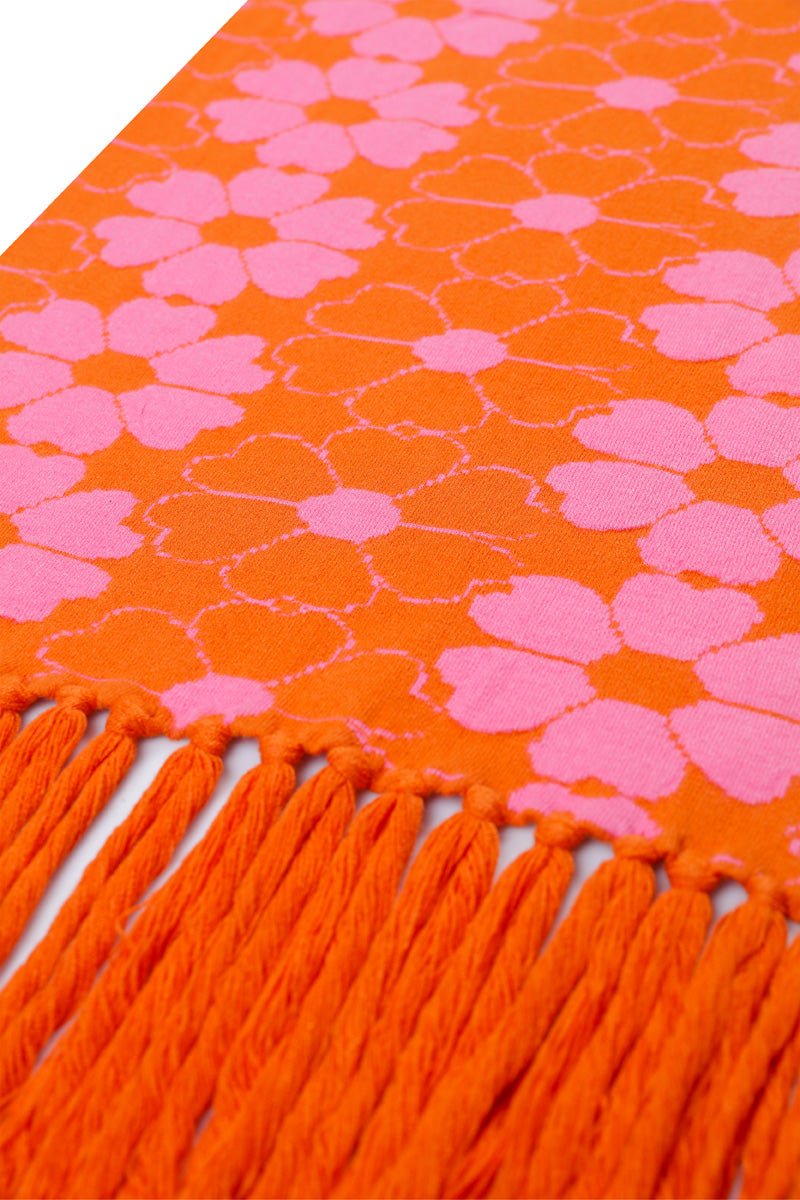 SUN-KISSED FLORAL KNIT SCARF - CULT MIA