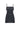 GAIA MINI VEGAN LEATHER DRESS IN BLACK