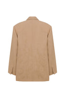 Tagg linen blazer with embroidery, stylish jacket featuring intricate stitched detailing, lightweight and perfect for casual or formal wear.