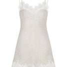 Tagg jacquard camisole shirt with lace trim, featuring intricate woven patterns and delicate lace details on the neckline.