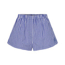 TAGG poplin gingham boxer shorts with lace trim, featuring a comfortable fit and stylish checkered pattern.