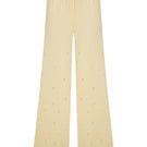 Tagg oversized pants with crystal embroidery, featuring wide-leg style and intricate beaded detailing on soft fabric.