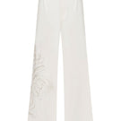 Tagg cotton pants with intricate embroidery, featuring a comfortable fit and stylish design, shown in the image.