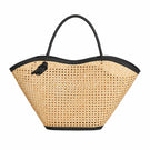 Black XL Cella shoulder bag by Folklore The Label featuring a stylish ghost design and spacious interior.