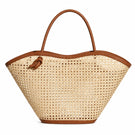 Camel-colored XL Cella Chair shoulder bag by Folklore The Label with sleek design and structured shape.