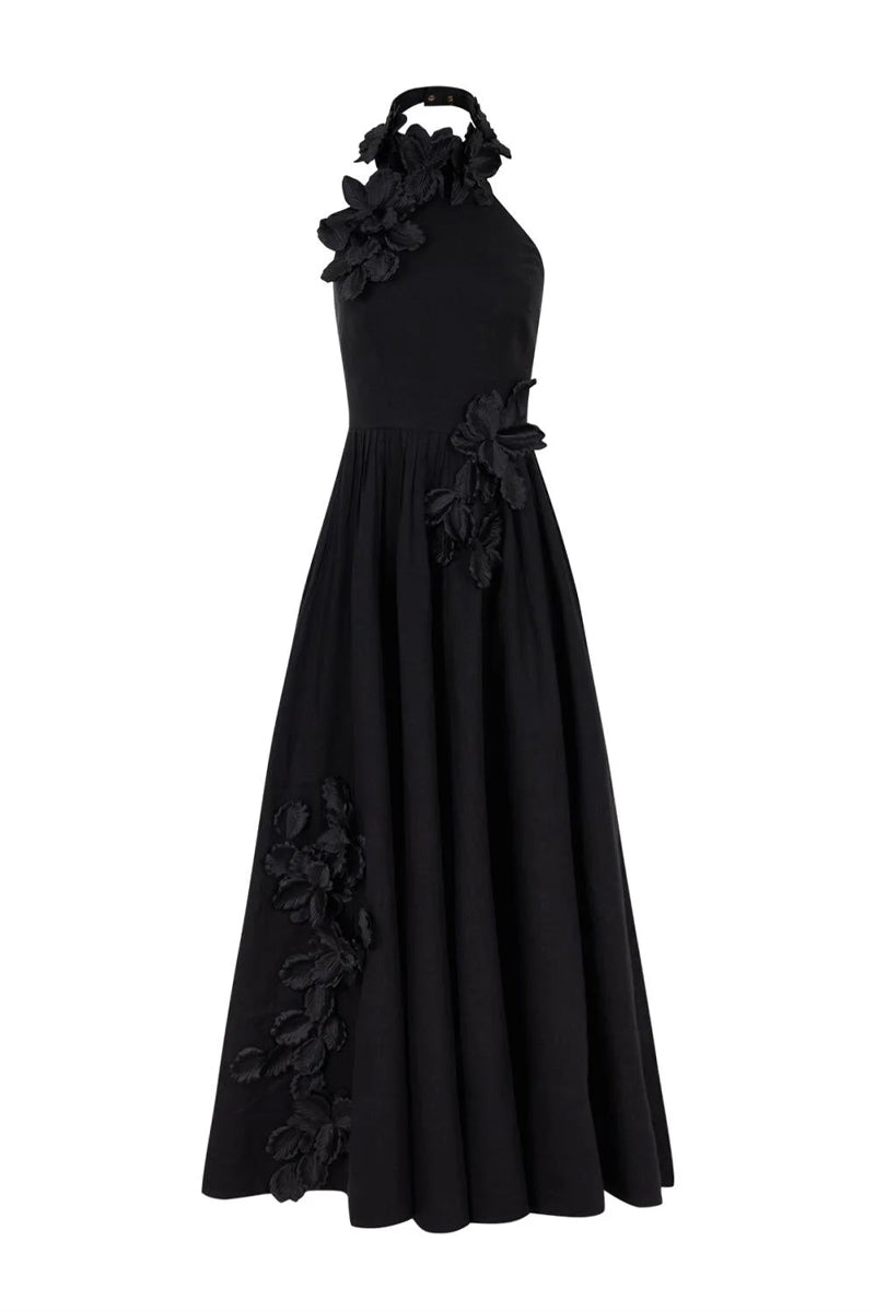 AISA luminous gown with flowing fabric and elegant design, showcased in the image with intricate details and soft lighting.