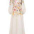 AISA Botanica maxi dress featuring a floral print, flowing fabric, and sleeveless design, perfect for casual or summer wear.