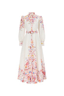AISA Romia Maxi Dress in elegant fabric, featuring a flowing silhouette and stylish design, perfect for sophisticated occasions.