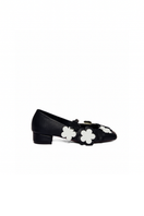 Side view of Christin Wu Yardene heels, stylish women's high-heeled shoes with elegant design and heel height.