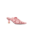 Side view of Christin Wu YEMIMA heels showing elegant design and stylish high-heeled shoes.