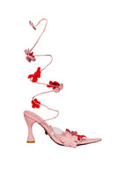 Christin Wu YURELLE heels sandals with stylish straps and a sleek design, perfect for casual or dressy occasions.