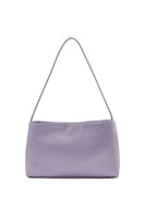 Chictopia lilac silk top handle bag with elegant handle and sleek design, perfect for stylish occasions.