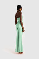 BBXBRAND Yumaya Maxi dress in Lagoon, flowing maxi dress with vibrant blue-green lagoon color, perfect for summer wear.