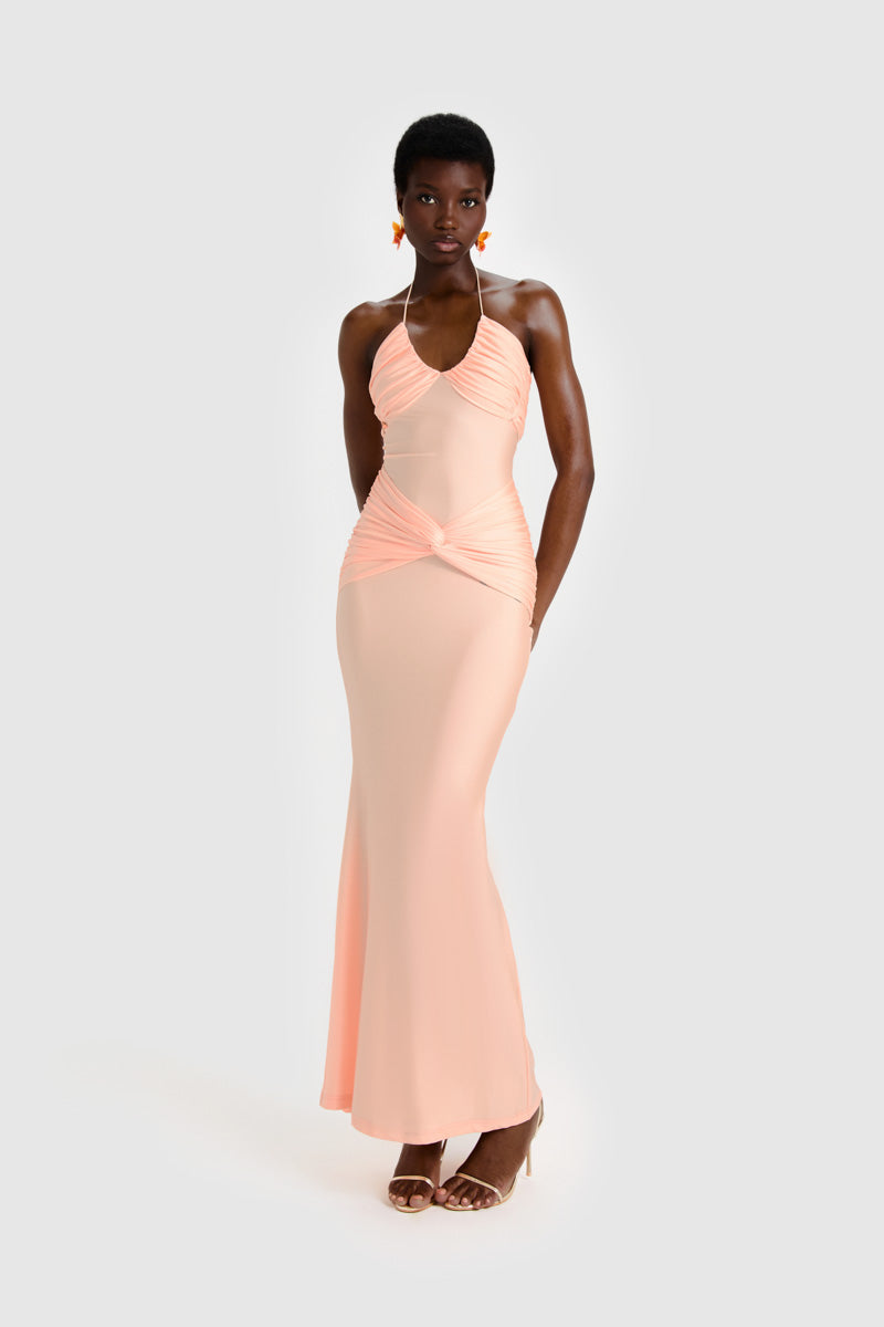 maxi dress pastel colours Pastel Rainbow Multicolor Tulle Maxi Dress SheLikesBVI.com