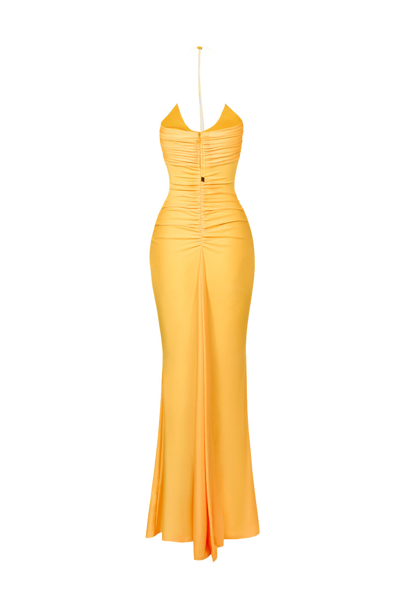 pineapple bridesmaid dress Pineapple Isola Maxi Dress