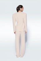 Beige sea shell jacket by Zeynep Tosun featuring a stylish, lightweight design with shell-inspired details and a tailored fit.