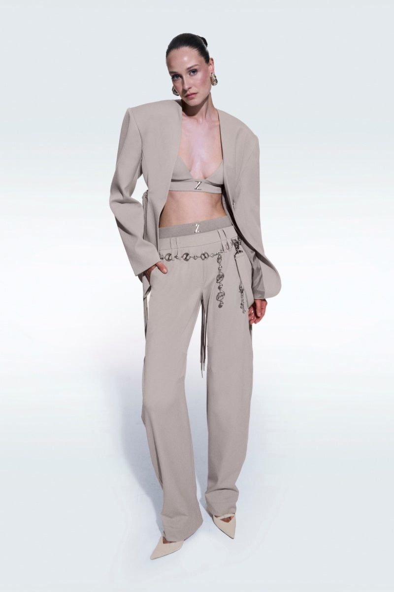 GABARDIN BRA IN BEIGE - CULT MIA