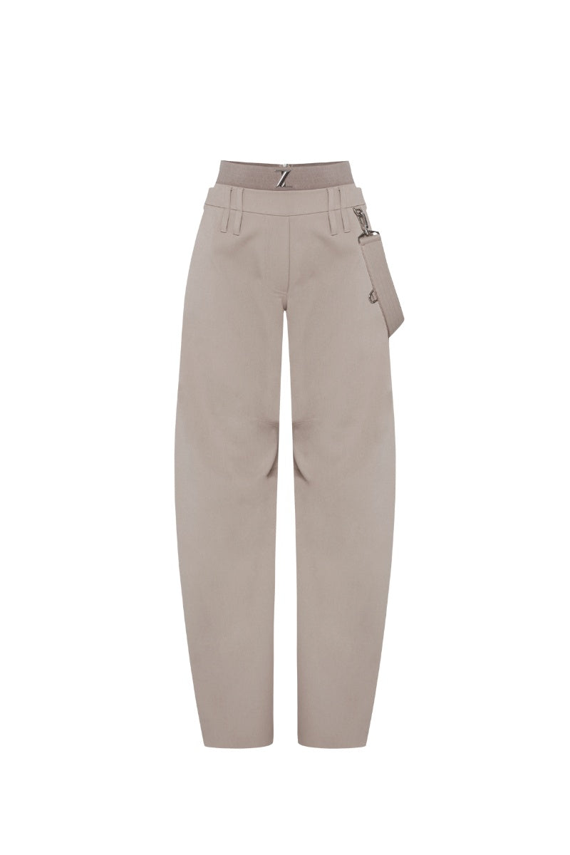 HIGH WAIST PANTS IN BEIGE - CULT MIA