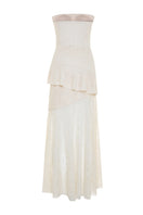 Nana Gotti Zephyra midi dress featuring a flowing silhouette, lightweight fabric, and stylish design perfect for casual or semi-formal occasions.