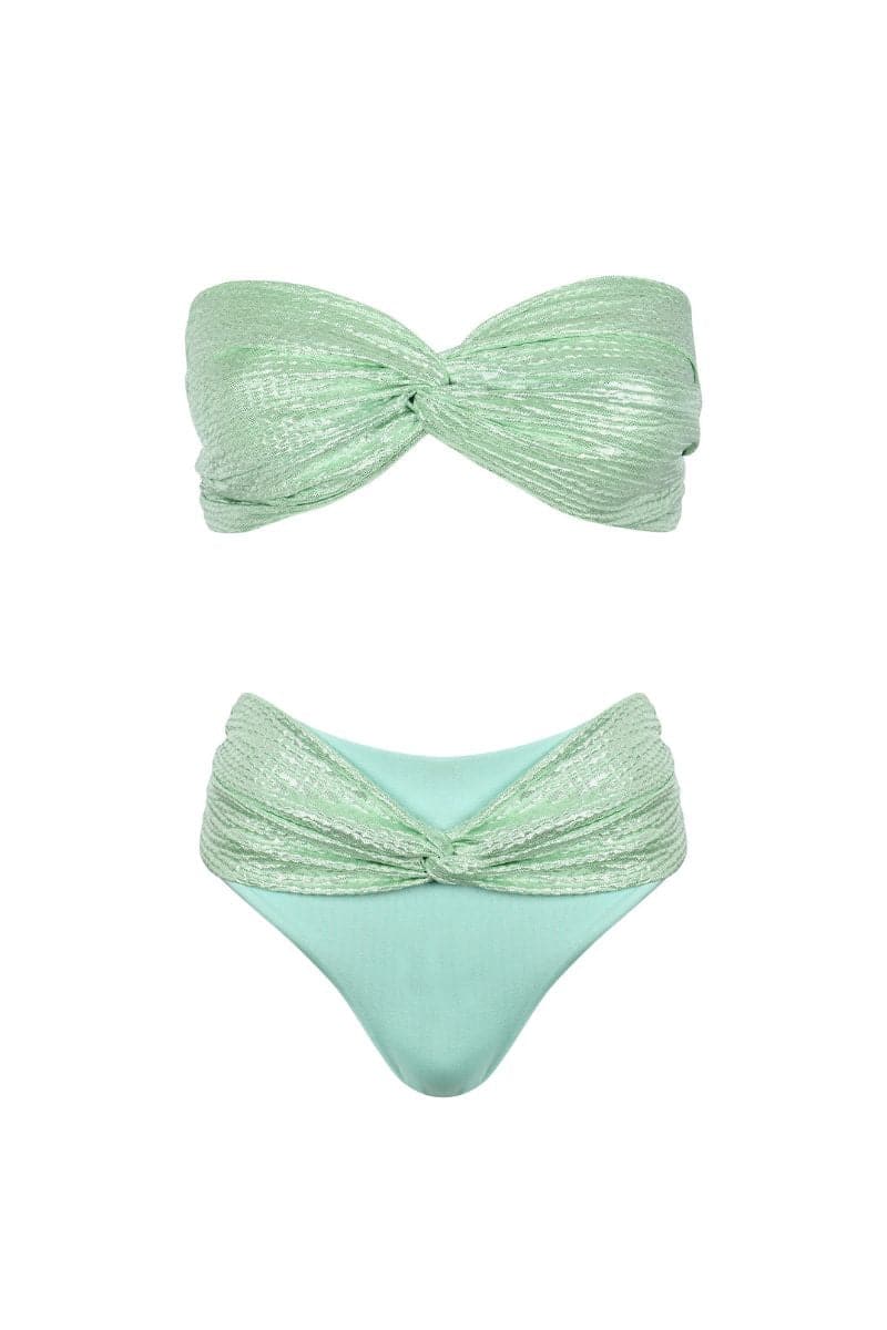 JANE SOFT GREEN BIKINI | Aanoukis | CULT MIA