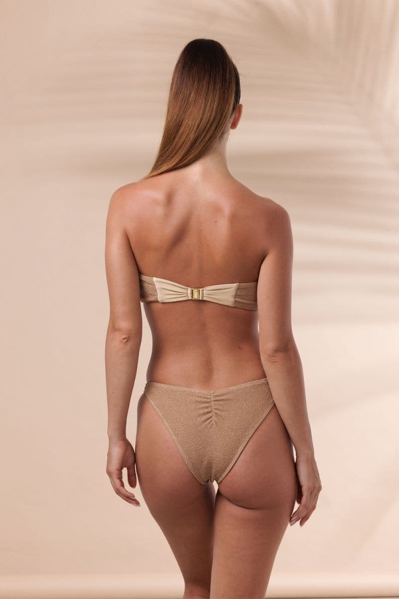 TRACY GOLD LUREX BIKINI | Aanoukis | CULT MIA